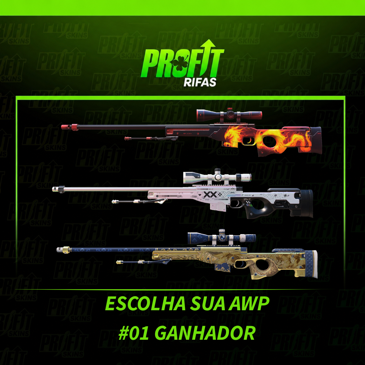 ESCOLHA SUA AWP | #01 GANHADOR